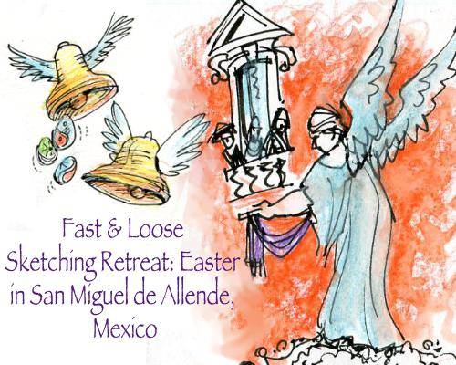 Rhoda Draws and Christina Merkley Host Fast and Loose Sketching, Easter Retreat