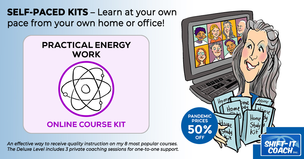 Practical Energy Work home study kit logo banner with Christina Merkley