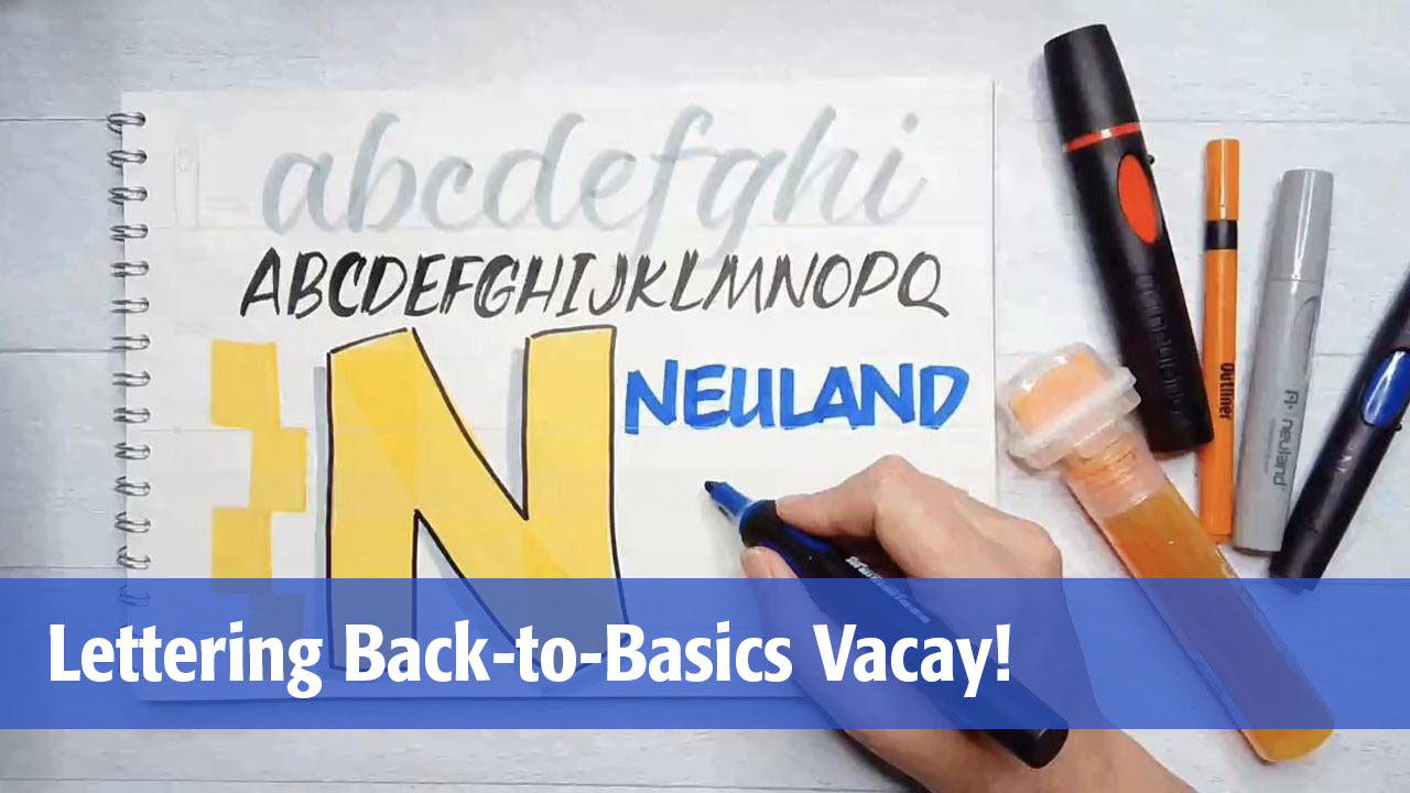 Lettering Back to Basics Vacay