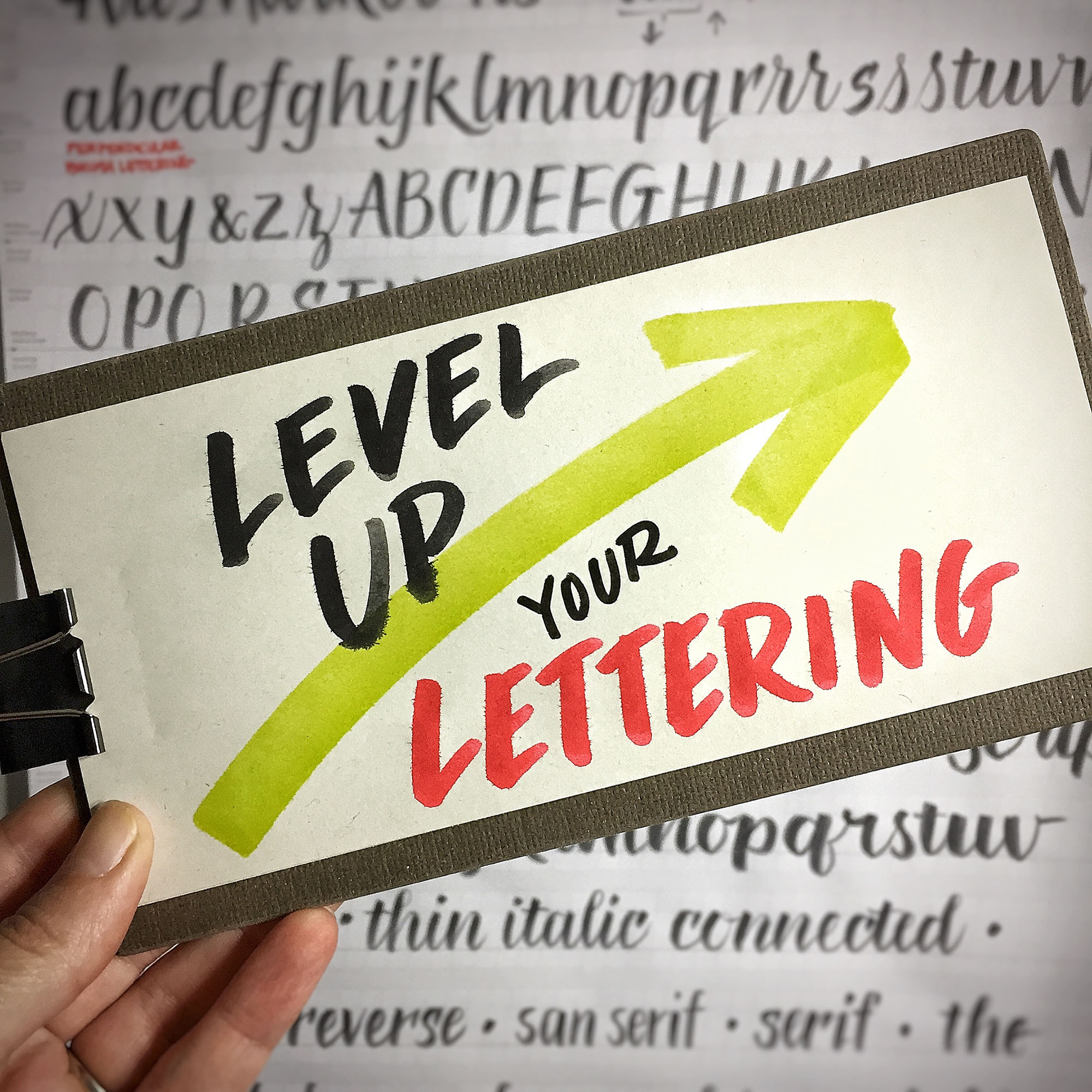 Lettering workshops designed with the visual practitioner in mind.