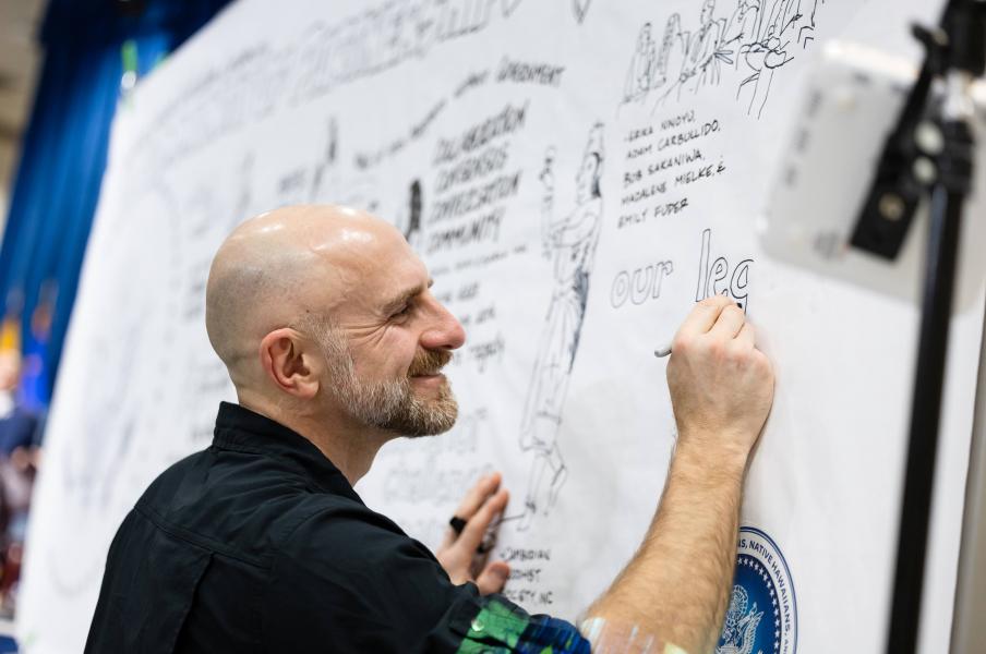 Brian Tarallo captures content from White House Initiative Convening for WHIAANHPI