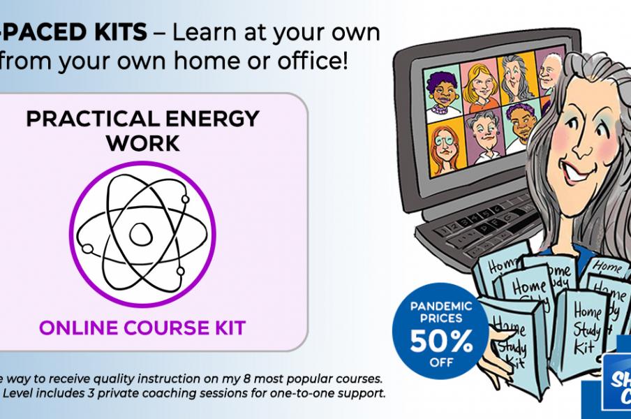 Practical Energy Work home study kit logo banner with Christina Merkley