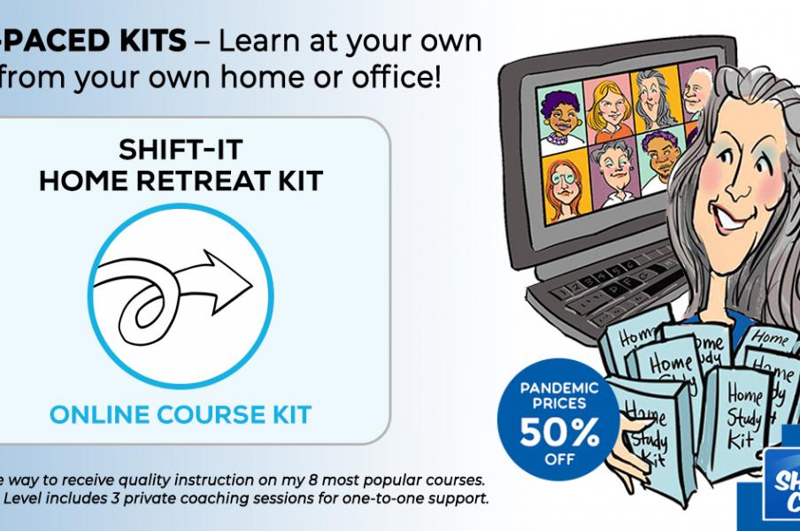 shift it home study kit logo banner with Christina Merkley